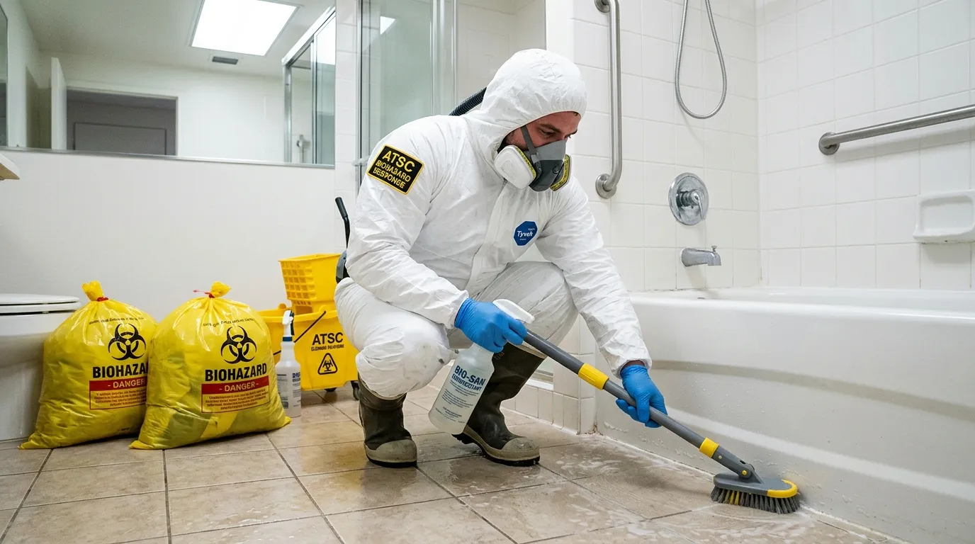 Decontamination equipment deployed for Blood Cleanup in Forest City